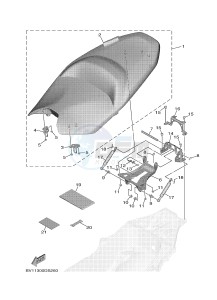 XP530E XP530E-A TMAX ABS (BV12) drawing SEAT