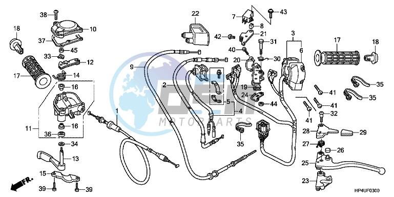 HANDLE LEVER/SWITCH/CABLE