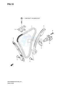 GSX-R600 (E3-E28) drawing CAM CHAIN