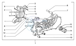 NRG 50 power purejet drawing Crankcase