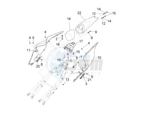 Tuono V4 1100 Factory (USA-CND) USA-CND drawing Rear body I