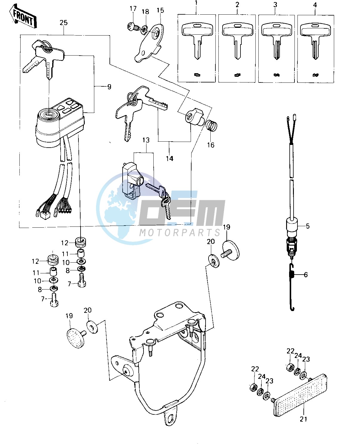 IGNITION SWITCH_LOCKS_REFLECTORS