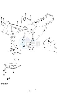 DR125S (Z-D) drawing FRAME