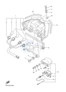 FJR1300A FJR1300A ABS (1CYJ) drawing TAILLIGHT