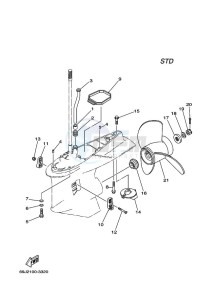 F225TXRC drawing PROPELLER-HOUSING-AND-TRANSMISSION-2