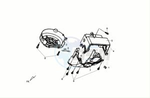 CROX 50 drawing FLYWHEEL COVER