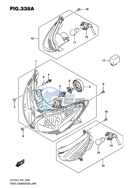 FRONT COMBINATION LAMP