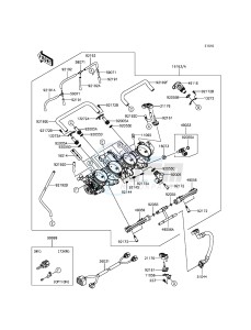 NINJA ZX-10R ZX1000JFF FR XX (EU ME A(FRICA) drawing Throttle