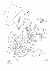 TRACER 700 MTT690-U (B1K2) drawing COWLING 1