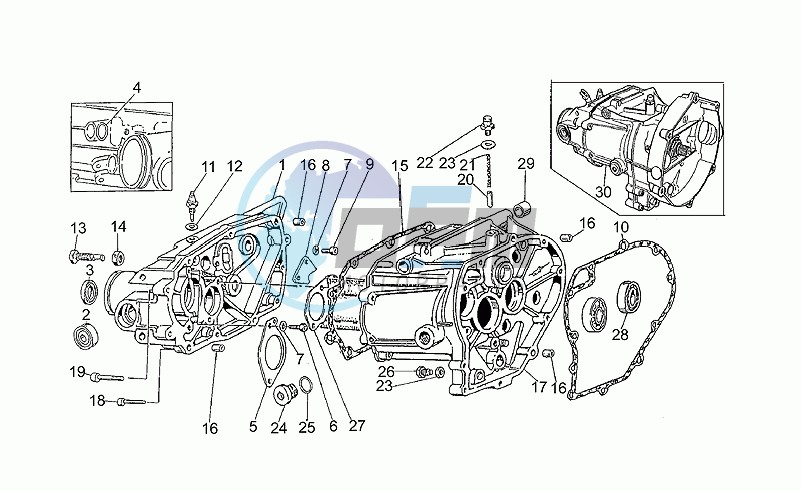 Transmission cage