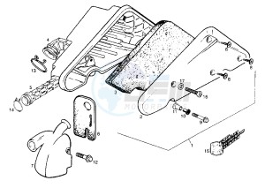 PREDATOR LC - 50 cc drawing AIR CLEANER