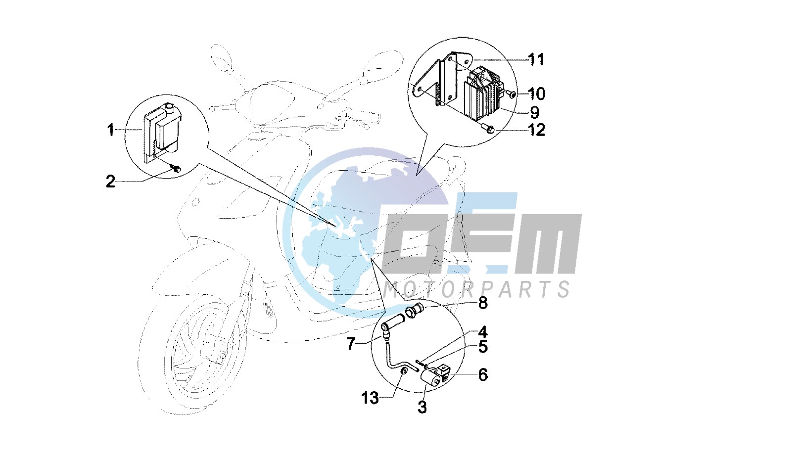 IGNITION COIL - VOLTAGE REGULATOR