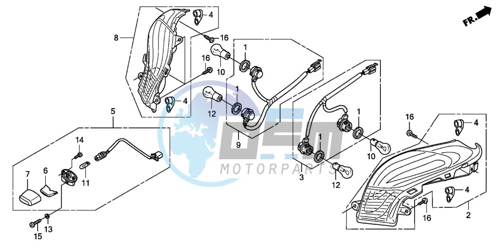 REAR COMBINATION LIGHT (FES1257/A7)(FES1507/A7)