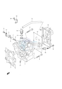 DF 9.9 drawing Cylinder Head