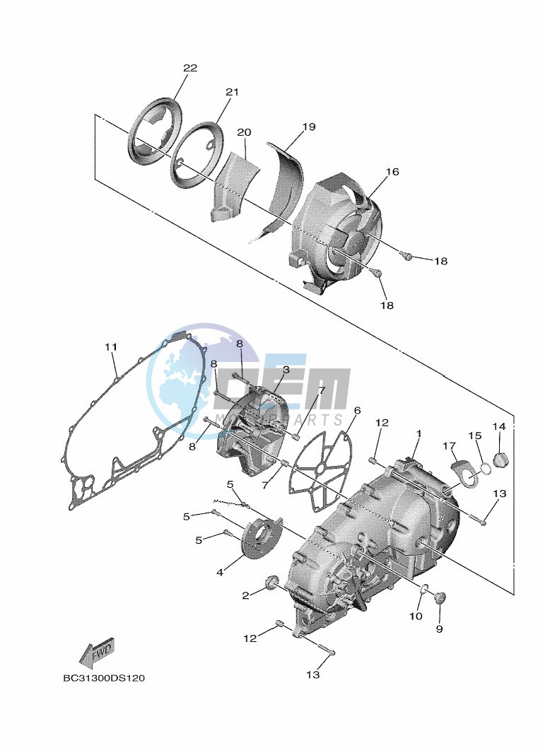 CRANKCASE COVER 1