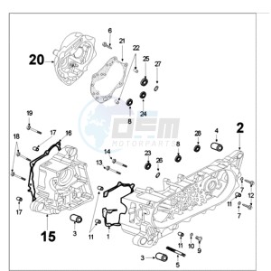 FIGHT 3 N 4T drawing CRANKCASE