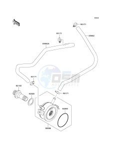 ZX 600 B [NINJA ZX-6RR] (K1) [NINJA ZX-6RR] drawing OIL COOLER