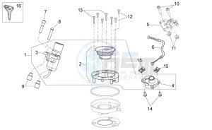 Shiver 750 (AA, JP, K, MAL, T, TW) drawing Lock hardware kit