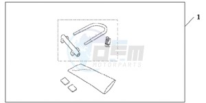 CBR600RAA Europe Direct - (ED / ABS) drawing U-LOCK