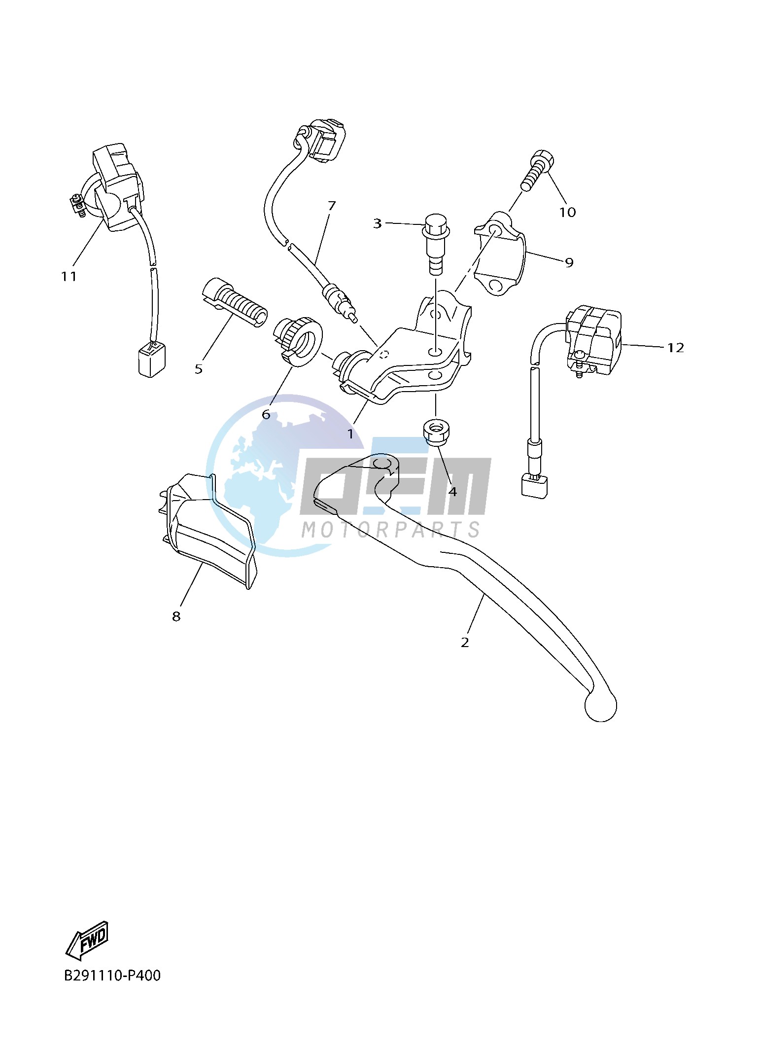 HANDLE SWITCH & LEVER