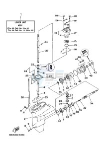 F15AEHL drawing PROPELLER-HOUSING-AND-TRANSMISSION-1