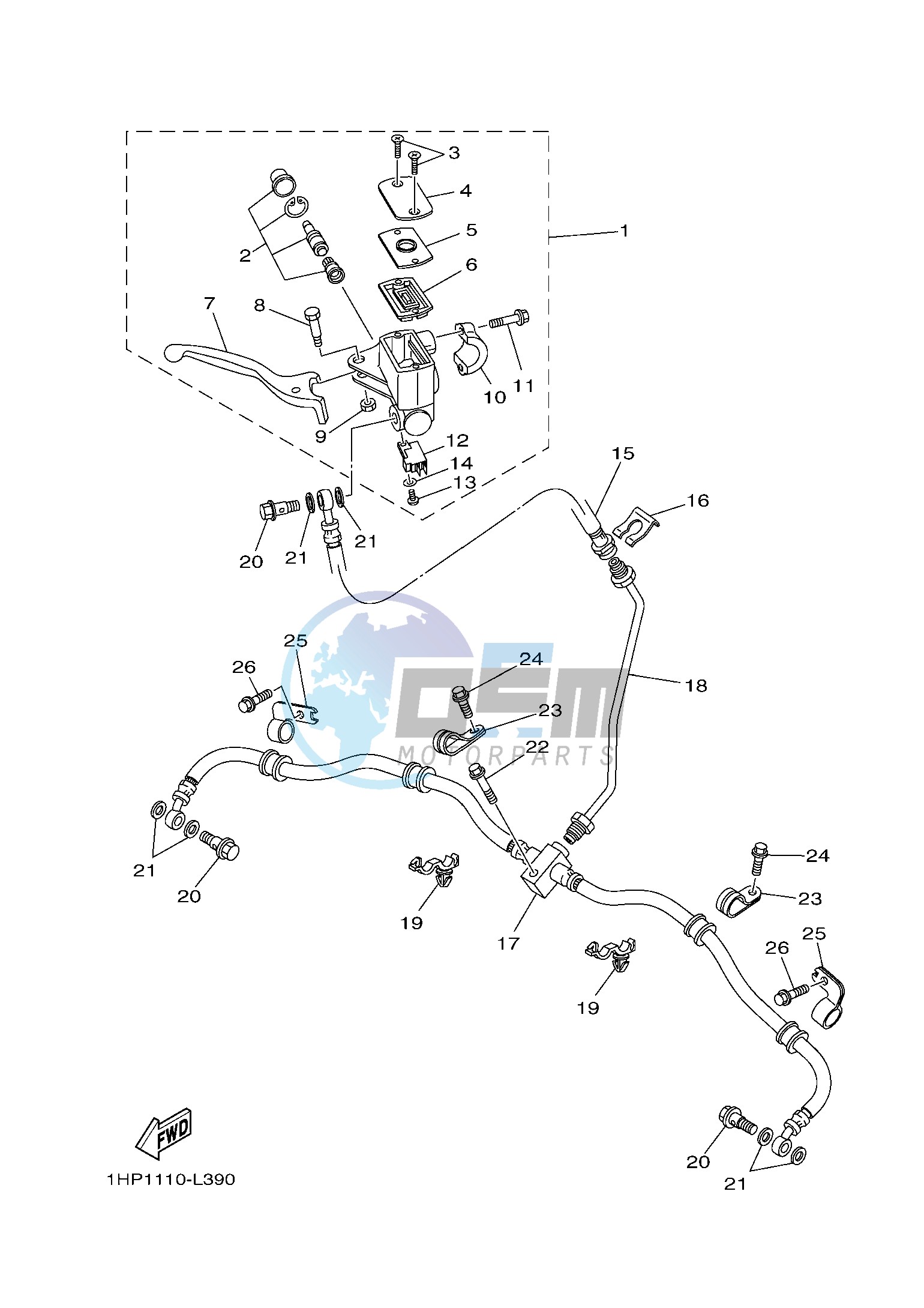 FRONT MASTER CYLINDER