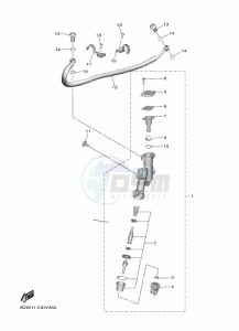 YZ450F (B2WD) drawing REAR MASTER CYLINDER