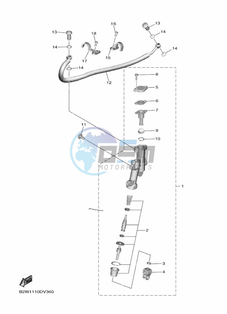 REAR MASTER CYLINDER