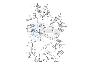 V-MAX 1200 drawing STAND-FOOTREST