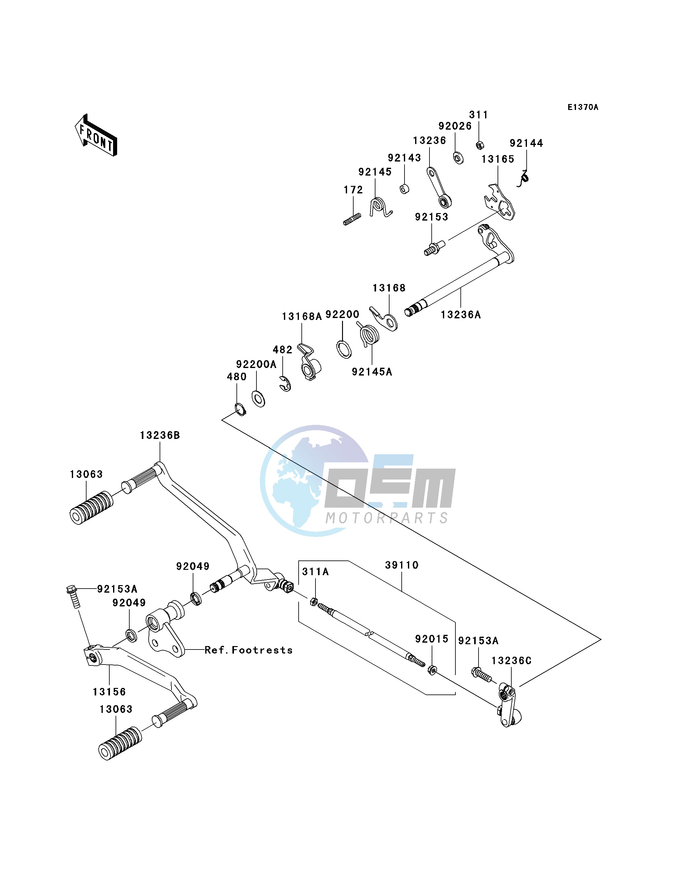 GEAR CHANGE MECHANISM-- A2- -