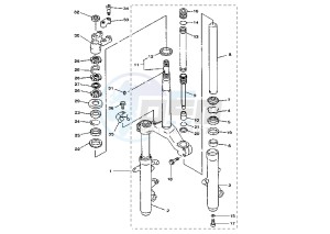 YP MAJESTY 250 drawing FRONT FORK