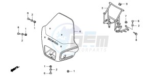 CBX750P2 drawing COWL