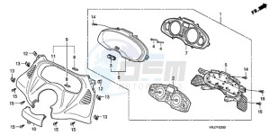 FES1259 France - (F / CMF) drawing SPEEDOMETER