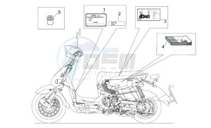 Mojito 125 drawing Plate set and handbook