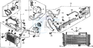 JOYRIDE 200 drawing RADIATOR