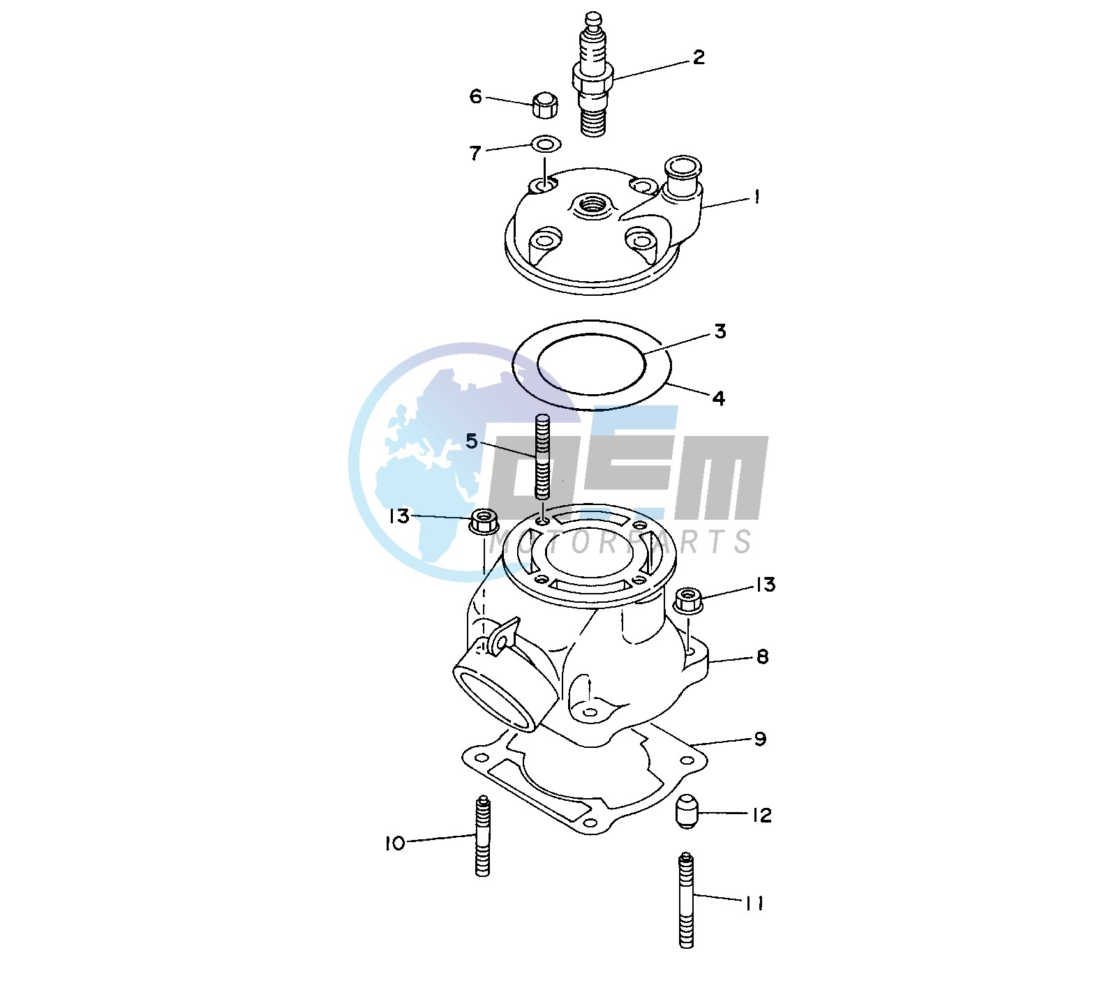 CYLINDER AND HEAD