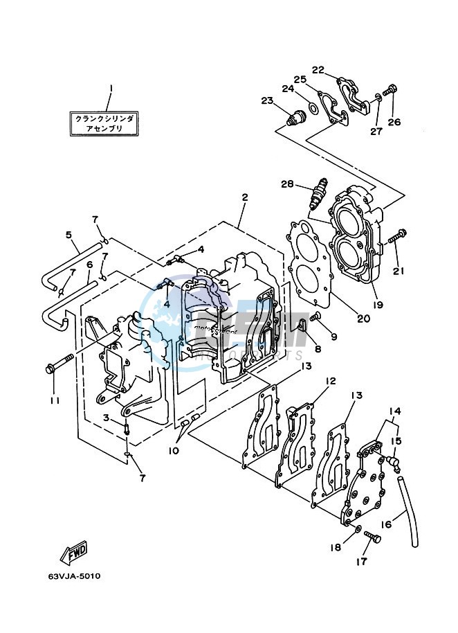 CYLINDER--CRANKCASE