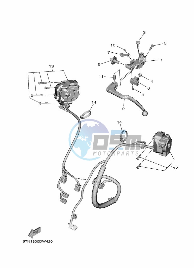 HANDLE SWITCH & LEVER