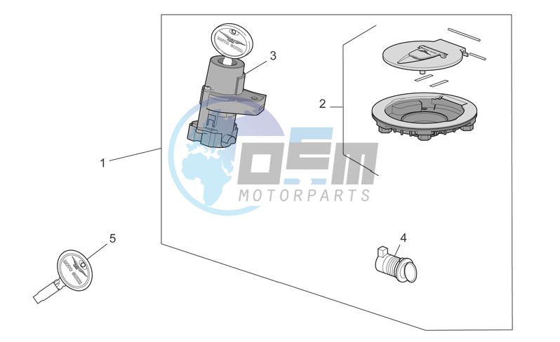 Lock hardware kit