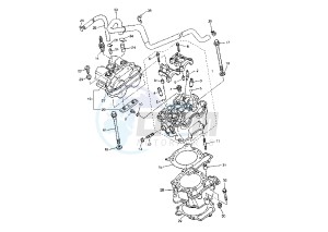 WR F 450 drawing CYLINDER HEAD