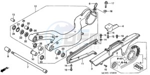 VFR8009 Ireland - (EK / MME TWO) drawing SWINGARM