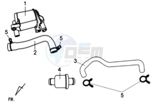 JET 4 R50 drawing A.I.A.C ASSY