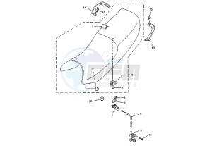 YZF R THUNDER CAT 600 drawing SEAT