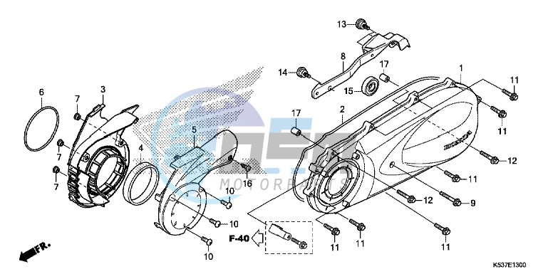 LEFT CRANKCASE COVER