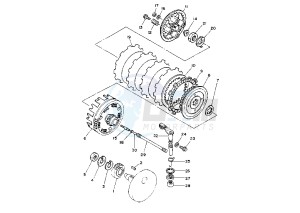 XV VIRAGO 250 drawing CLUTCH