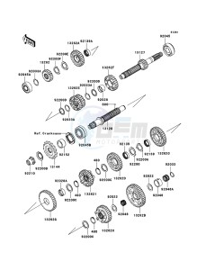 ZZR1400_ABS ZX1400D9F FR GB XX (EU ME A(FRICA) drawing Transmission