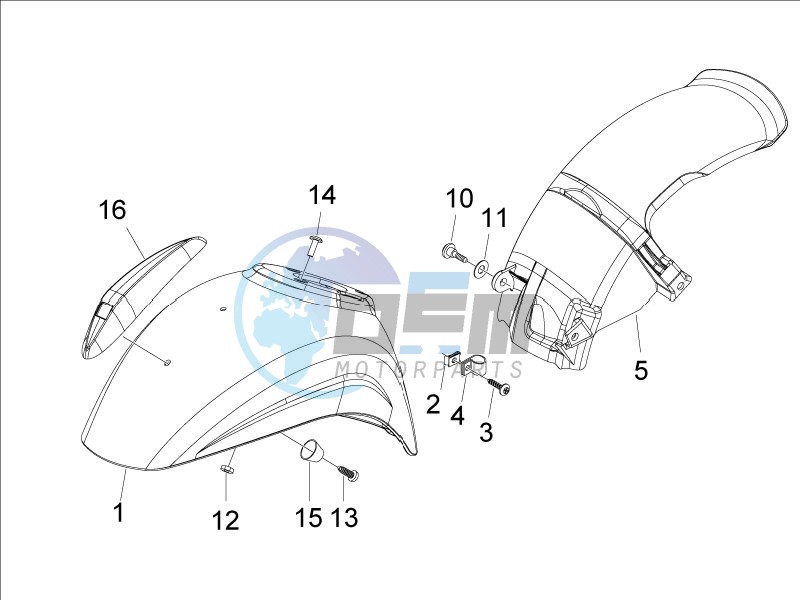 Wheel housing - Mudguard