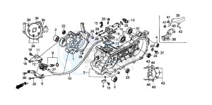 SJ100 1100 BALI EX drawing CRANKCASE/OIL PUMP