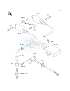 EN 500 C [VULCAN 500 LTD] (C6F-C9F) C6F drawing IGNITION SYSTEM