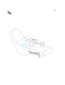 KLX 250 D [KLX250R] (D2-D4) [KLX250R] drawing SEAT